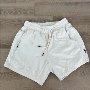 ASRV Cream Athletic Shorts